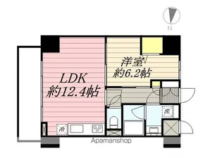 ライジングプレイス浅草NORTH【2階】の間取り