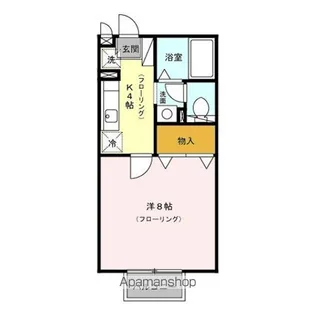 ドミトリー旭【2階】の間取り