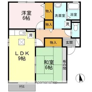 シャンテKUROZUMI【2階】の間取り