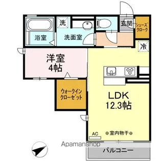 CINQⅡ(サンクドゥ)【3階】の間取り