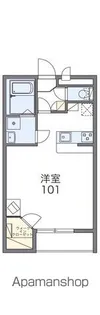レオパレスリカヴィトスの丘【205号室】の間取り