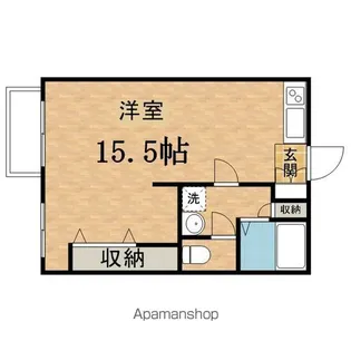 コーポ輝【201号室】の間取り