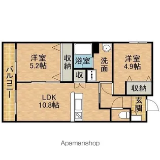 ホープガーデン【3階】の間取り