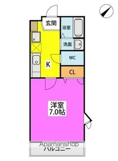 さくら館【201号室】の間取り