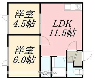 明石3号館【103号室】の間取り
