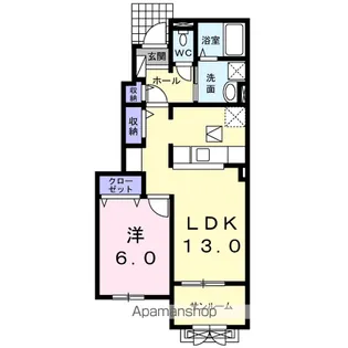 フィオーレ【1階】の間取り