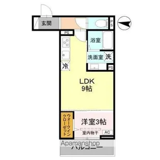 D−Sereno北野【2階】の間取り