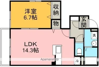コンフォートレボヌールⅠ【1階】の間取り