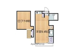 サンパル東伏見【102号室】の間取り