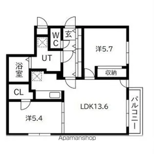 La Colina【2階】の間取り