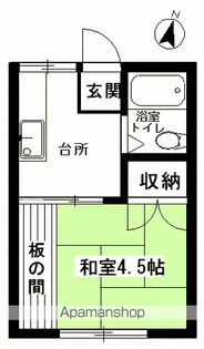 ハイムーンヒルズ【201号室】の間取り