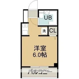 スカイコート函館【110号室】の間取り