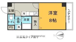 ユニバーサル・シティ【B6号室】の間取り