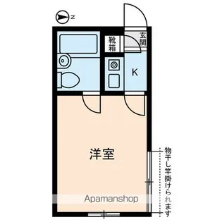 1Kの間取り画像