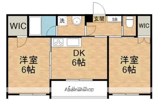 ルネ丸美III【1階】の間取り