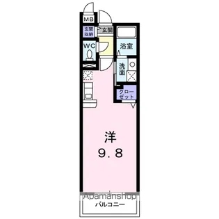 イーストワン【3階】の間取り