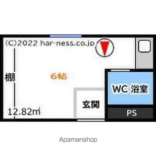 カサ・ウィスタリア【312号室】の間取り