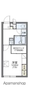 レオパレスコンフォール石橋C【1階】の間取り