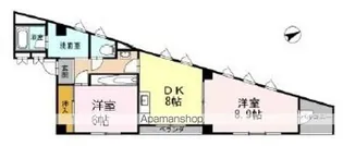 リバーサイド西山【4階】の間取り