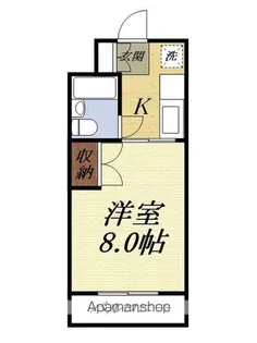 コーポさわやか【1階】の間取り