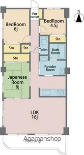 レジデンス鳴門【301号室】の間取り