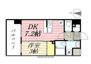 リアンシエルブルーJR香椎【9階】の間取り