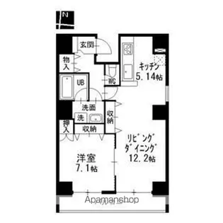 PENCIL柳橋【4階】の間取り
