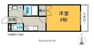 P−PLATZ【406号室】の間取り