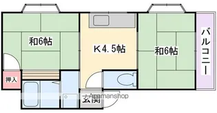 中井マンション【3階】の間取り