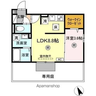 BRILLIA TWIN STAGE(ブリリア ツイン ステージ【1階】の間取り