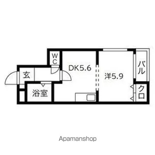 ウインダムヒル医大前【3階】の間取り