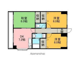 ハートピア2【2階】の間取り