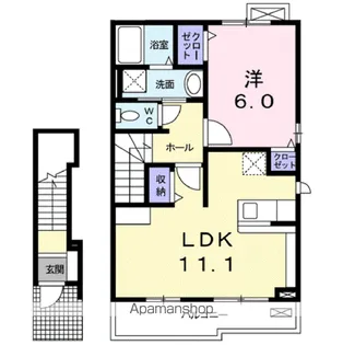 ベルアンジュ【2階】の間取り
