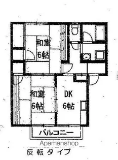 シャレーム三広【203号室】の間取り