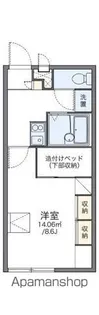 レオパレスエスペランサ【1階】の間取り