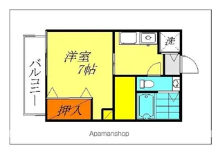 グリーンハイツ【101号室】の間取り