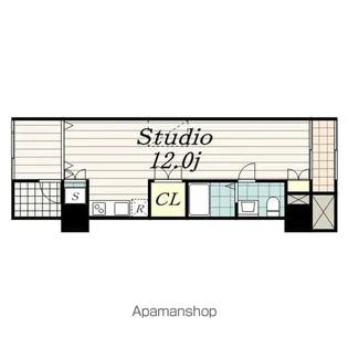 APERTO 千葉【4階】の間取り