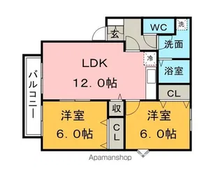 ファミールコート【202号室】の間取り