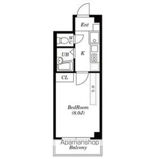 WESTIN星ヶ丘【4階】の間取り