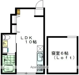 プルミエール高井戸【103号室】の間取り