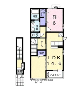 VILLA Y Ⅴ【2階】の間取り