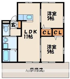 Land Mark【1階】の間取り