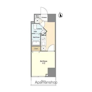 グランカーサ大森海岸【9階】の間取り