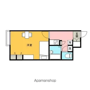 レオパレスSTAGE A Ⅱ【105号室】の間取り