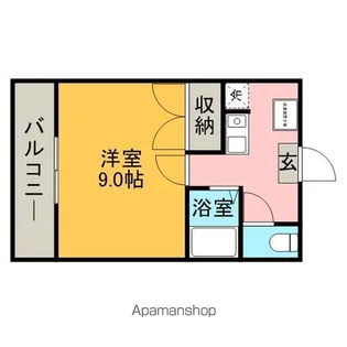 ウェーブコート【303号室】の間取り