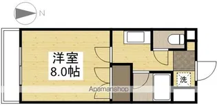フィオーレK2【206号室】の間取り