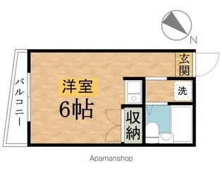 メゾン・ド・フミ【201号室】の間取り