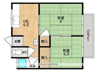結崎ハイツ【1階】の間取り