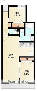 ミリアビタ習志野台【3階】の間取り