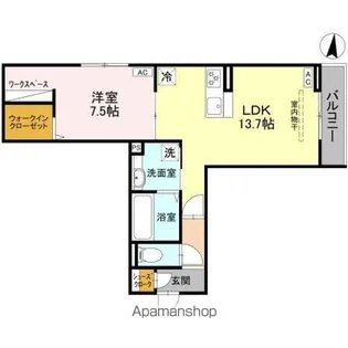 (仮)レイクタウン2丁目PJ III【2階】の間取り